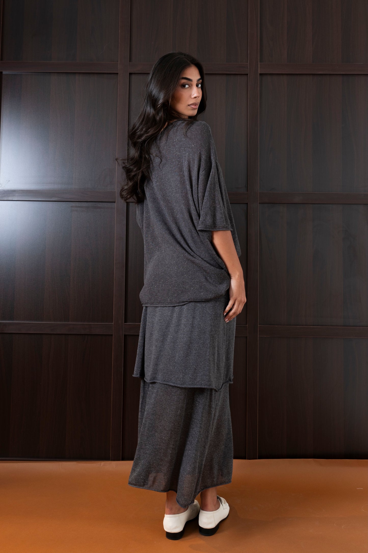 Skirt & Top Light Knit Set