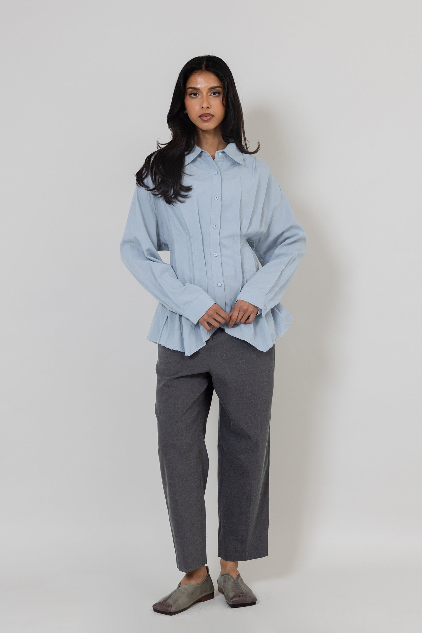Light Shirt with Cinched Waist