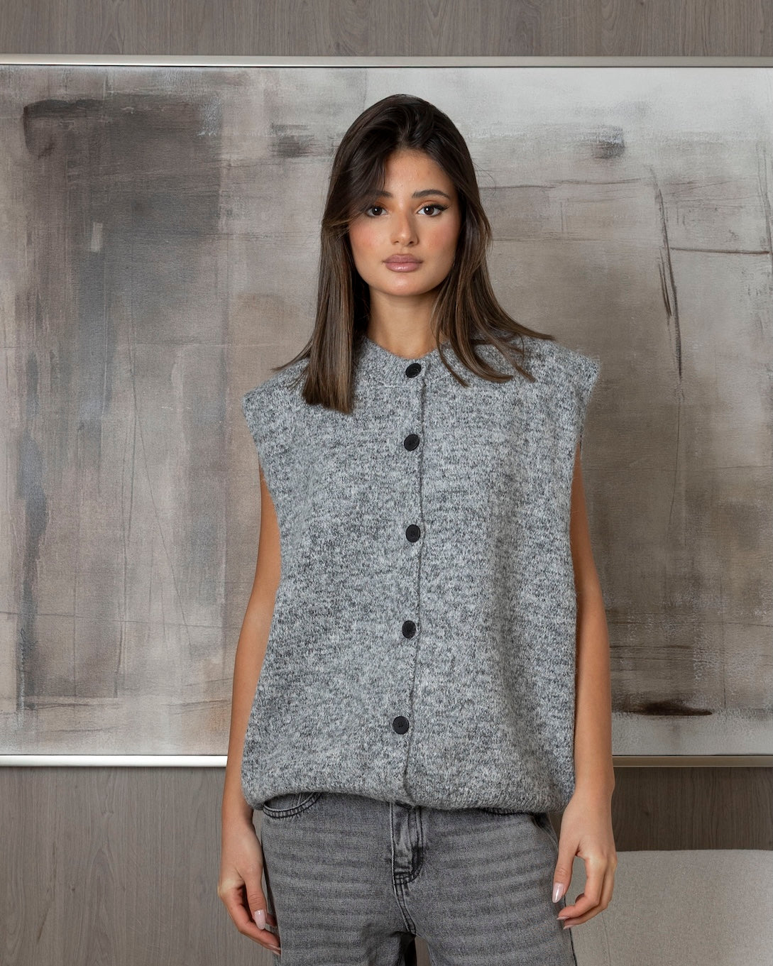 Oversized Cardigan Vest (3 Colors)