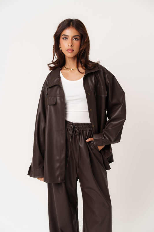 Brown Leather Set