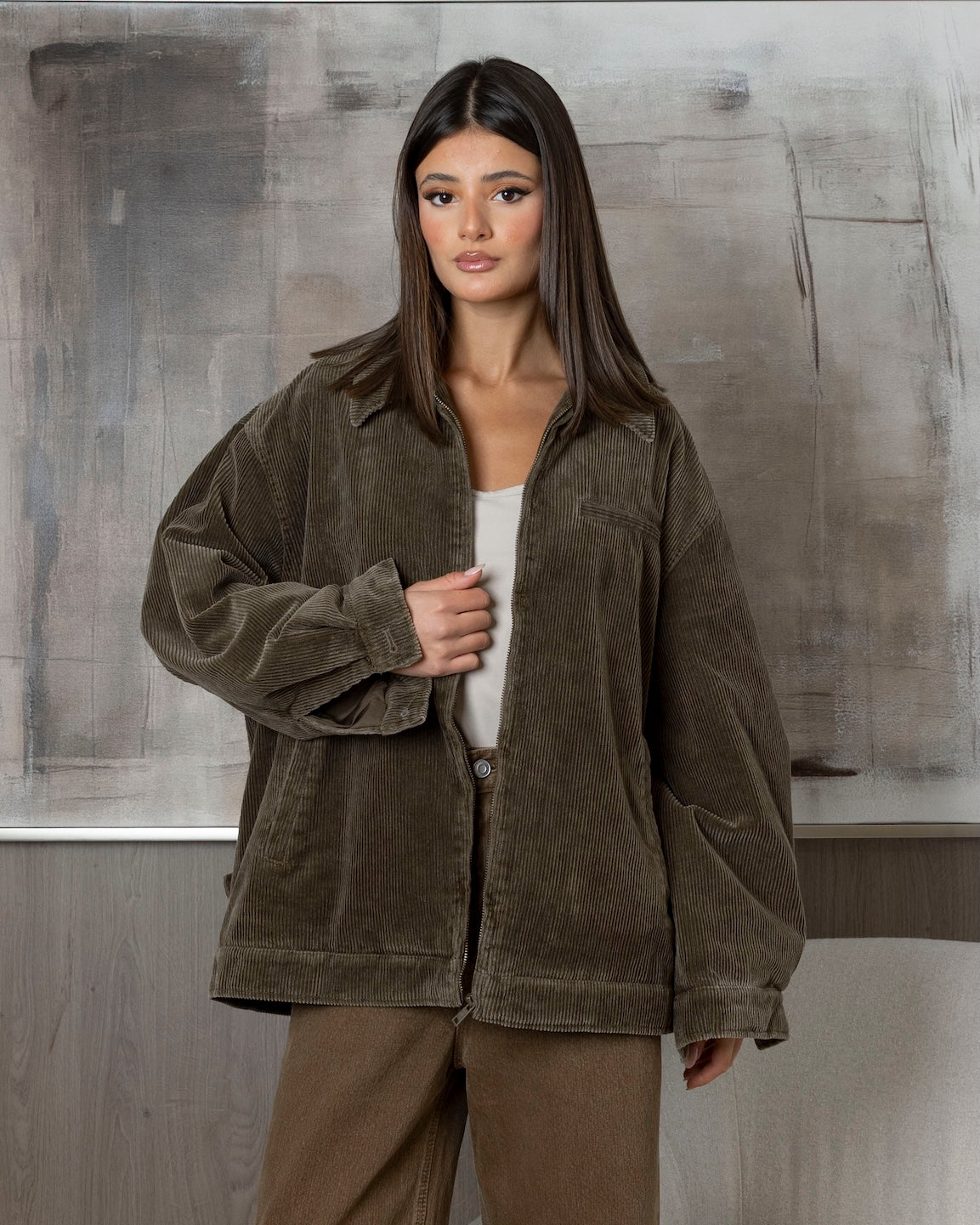 Corduroy Olive Jacket