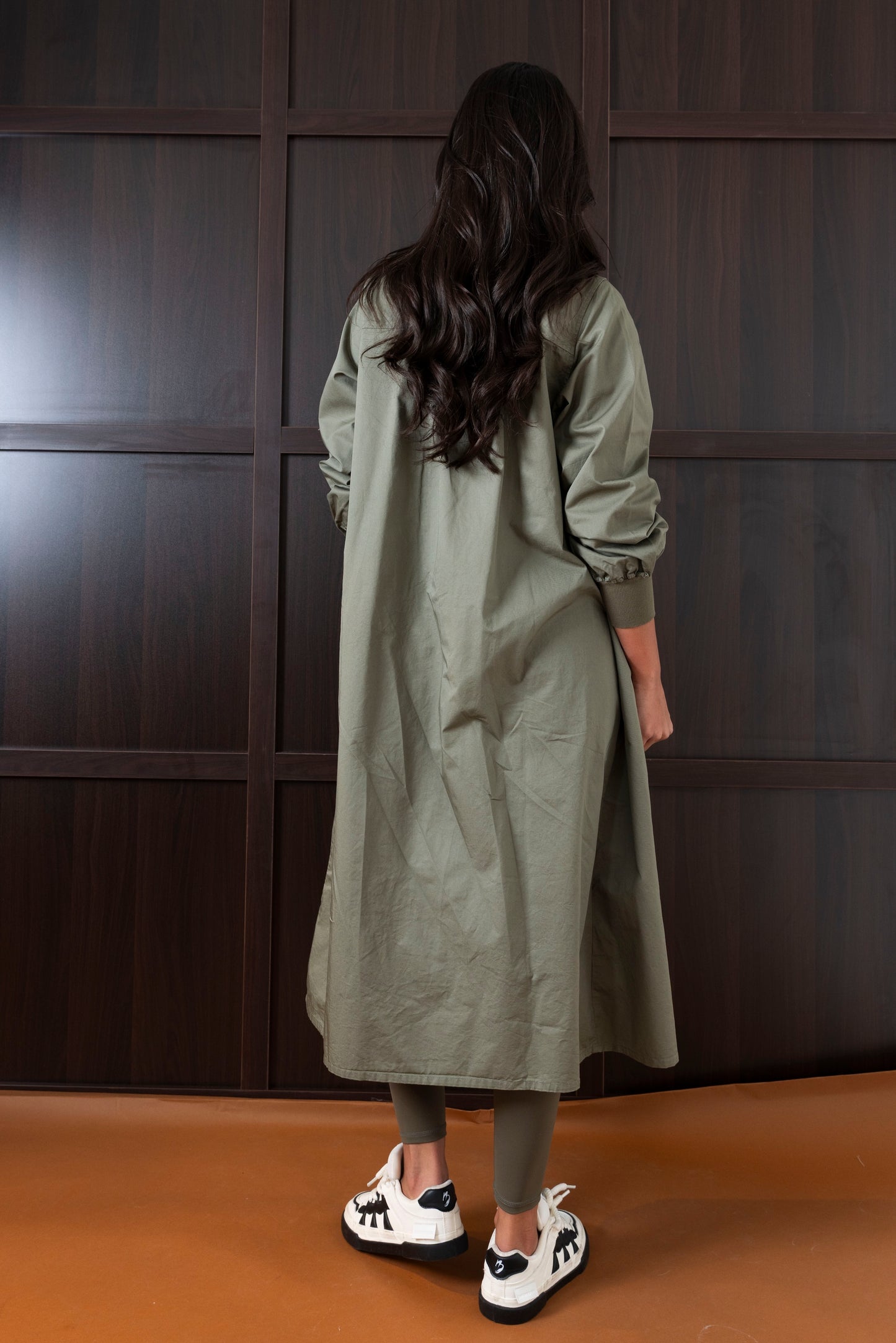 Long Olive Jacket
