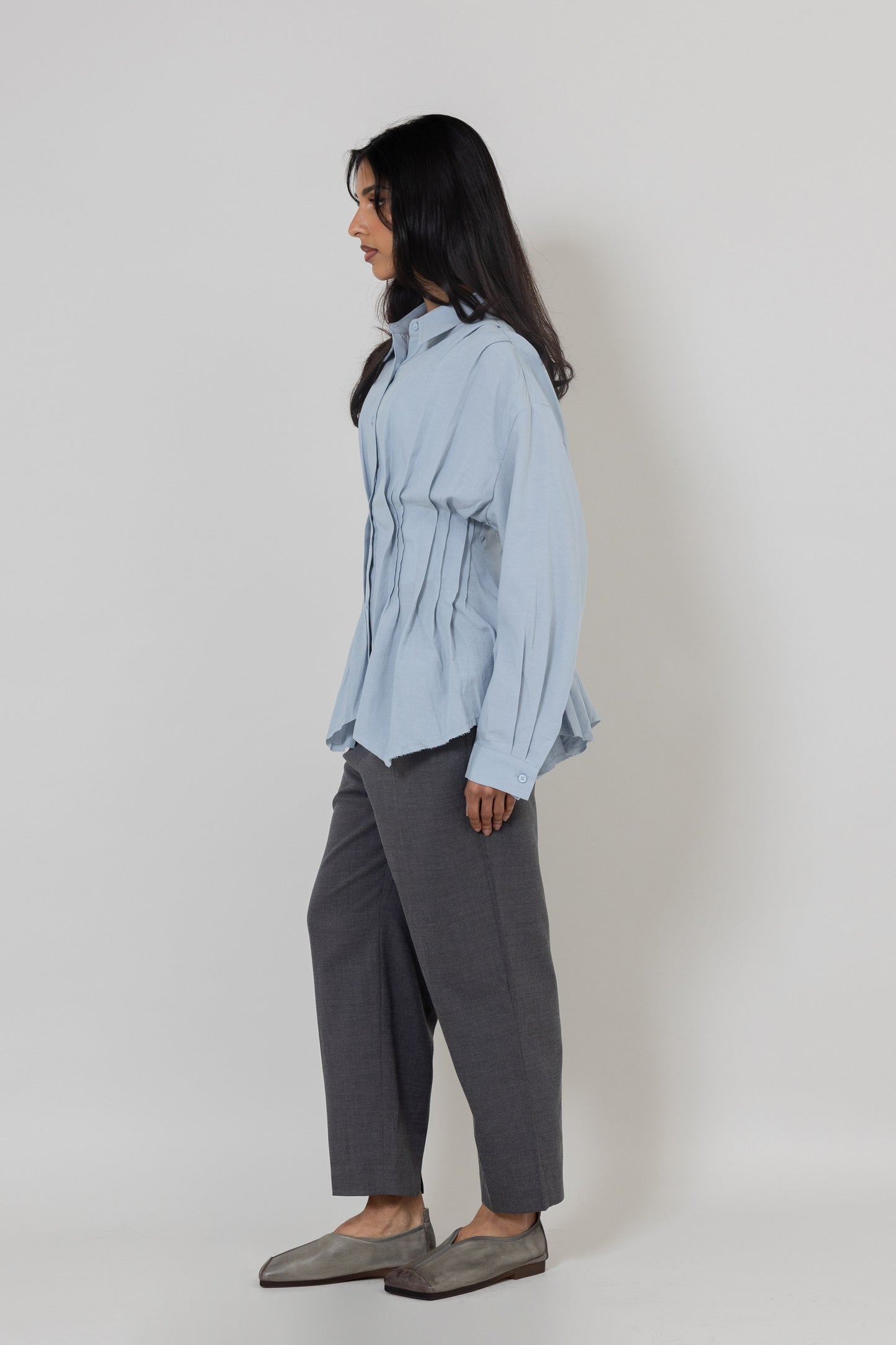 Light Shirt with Cinched Waist