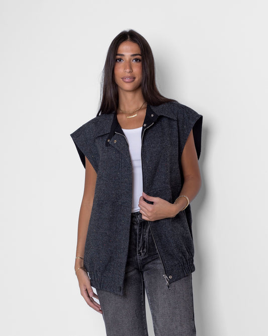 Wool Oversized Vest