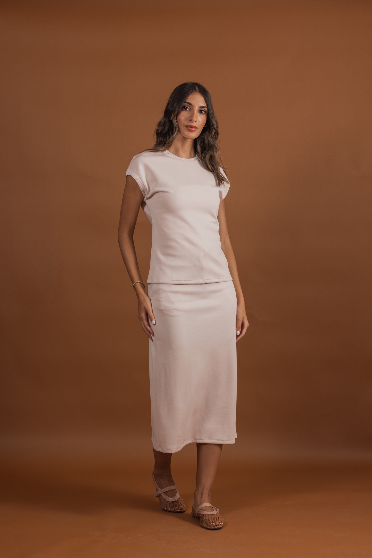 Scuba Fabric Skirt Sets (2 colors)