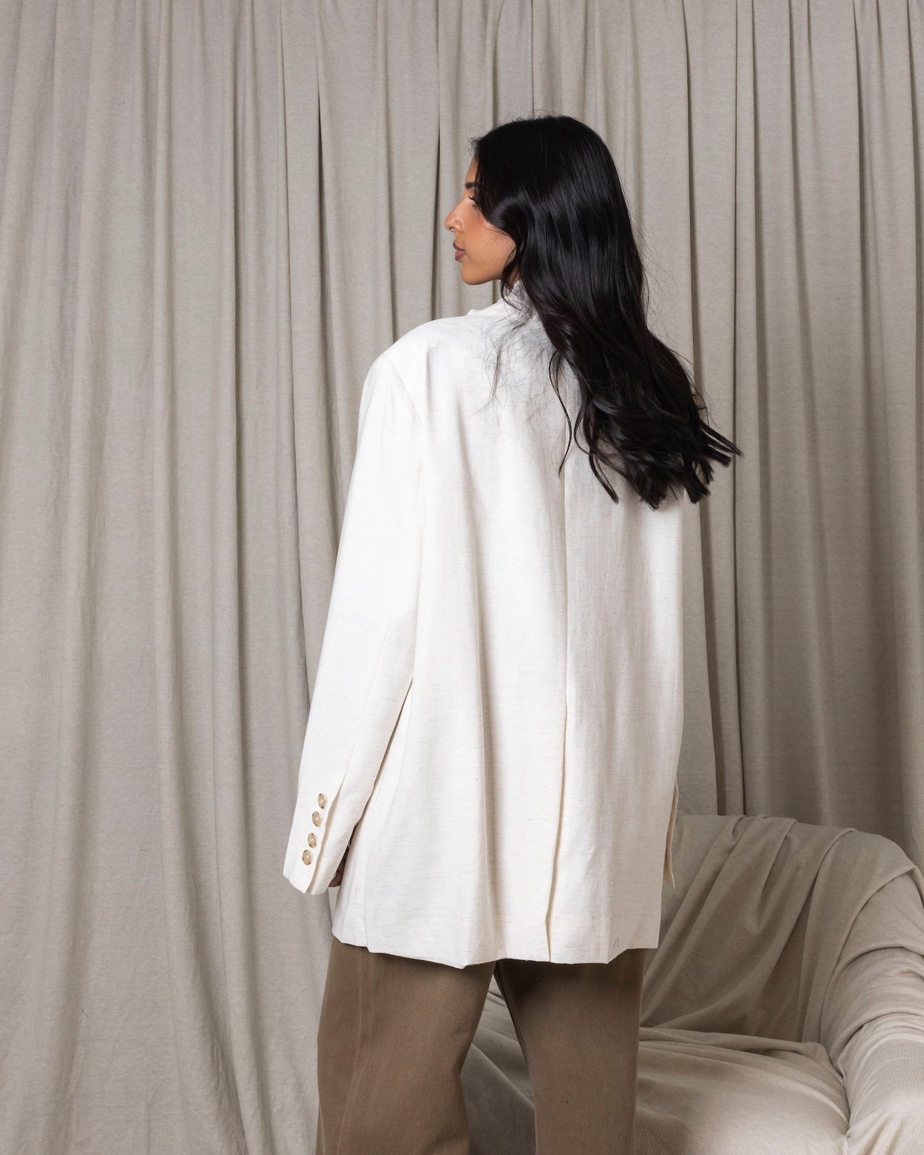 Blazer with Collar Detail