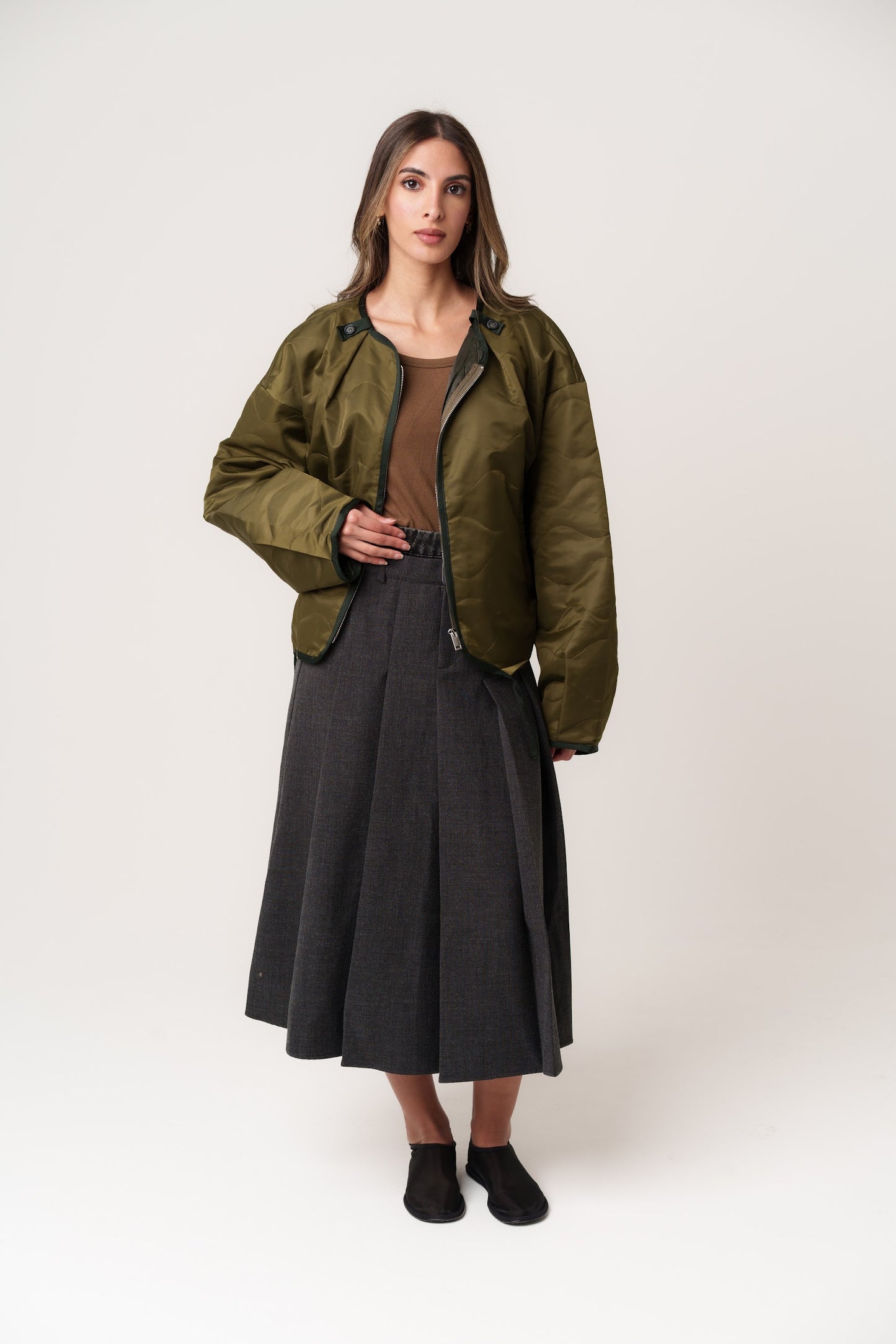 Olive Short Jacket