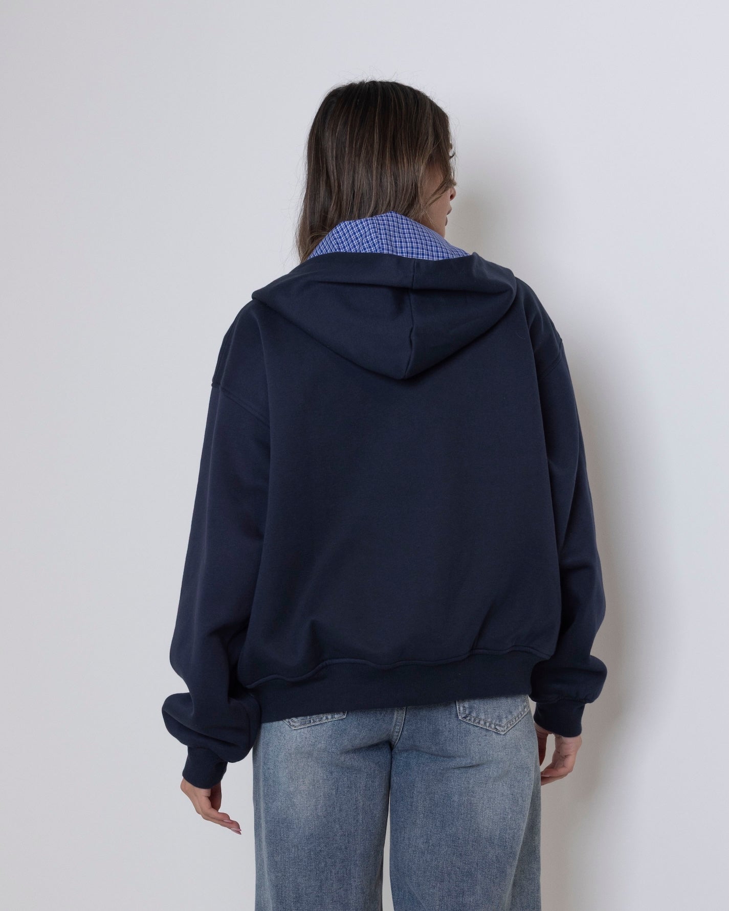 Reversible Navy Hooded Jacket