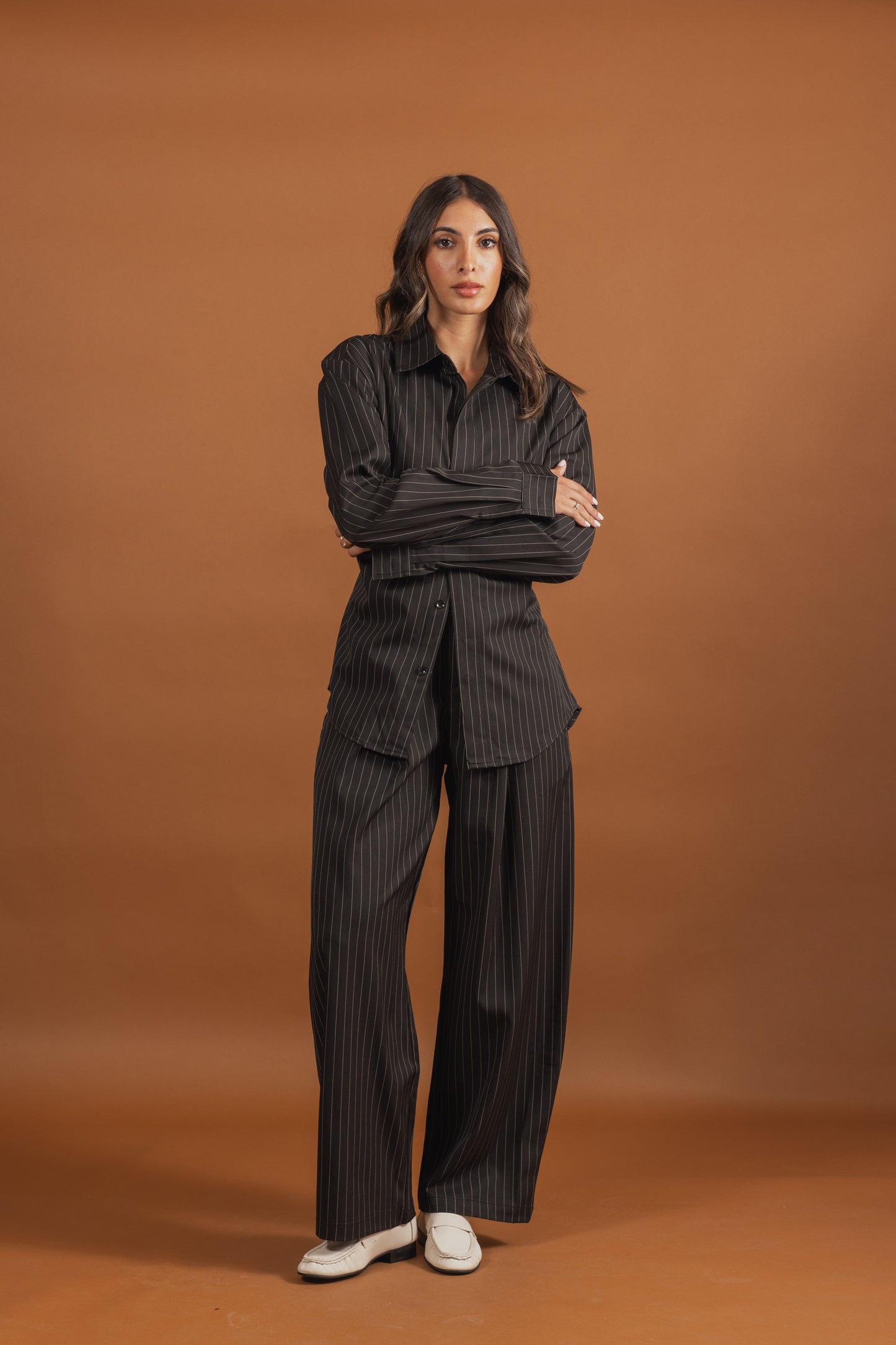 Black Striped Set