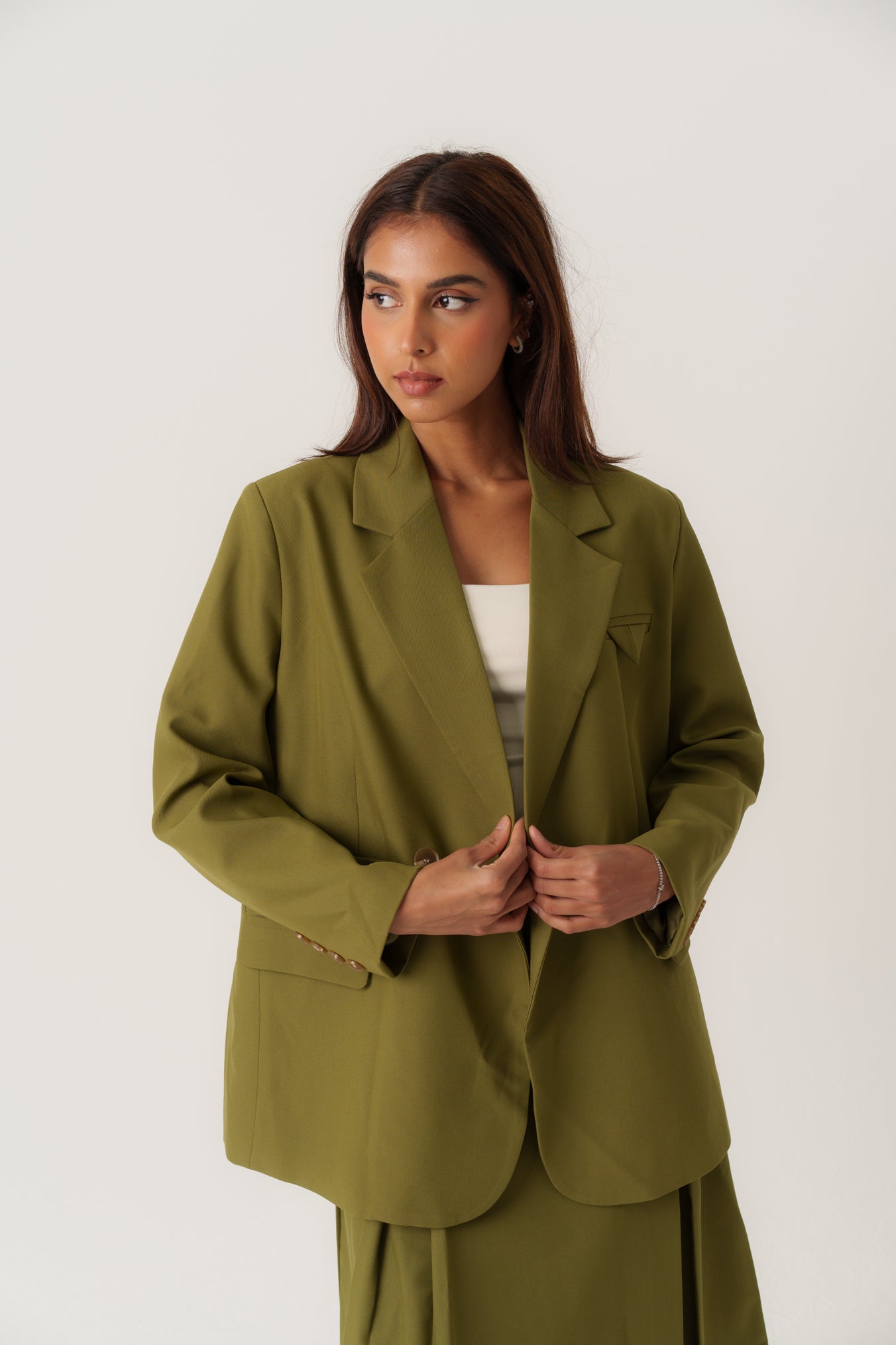 Green Blazer Set