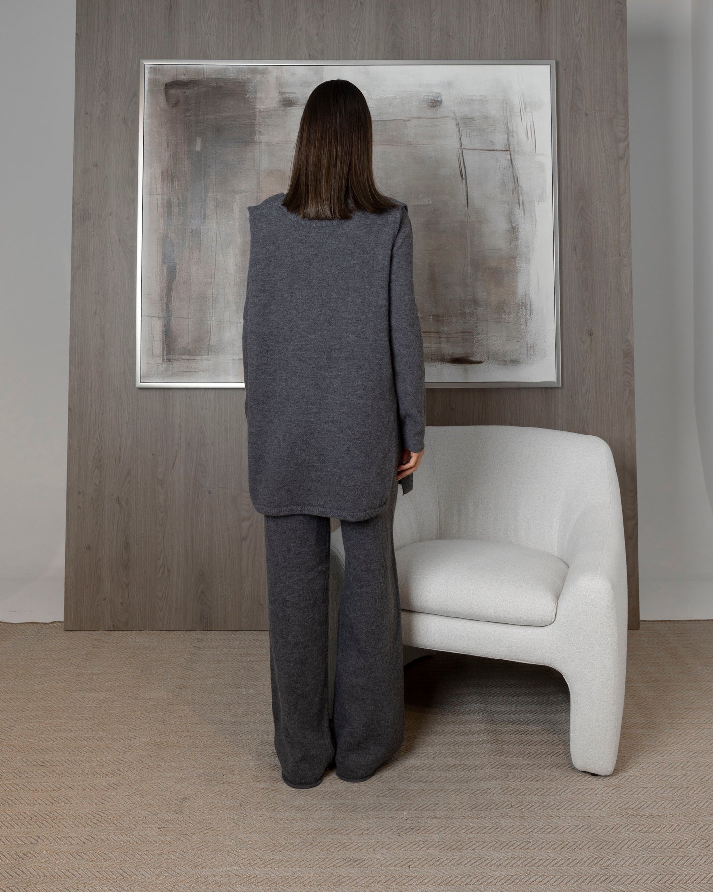 3 Piece Knit Set (Pants, Long Sleeve Top, & Sleeveless Top)