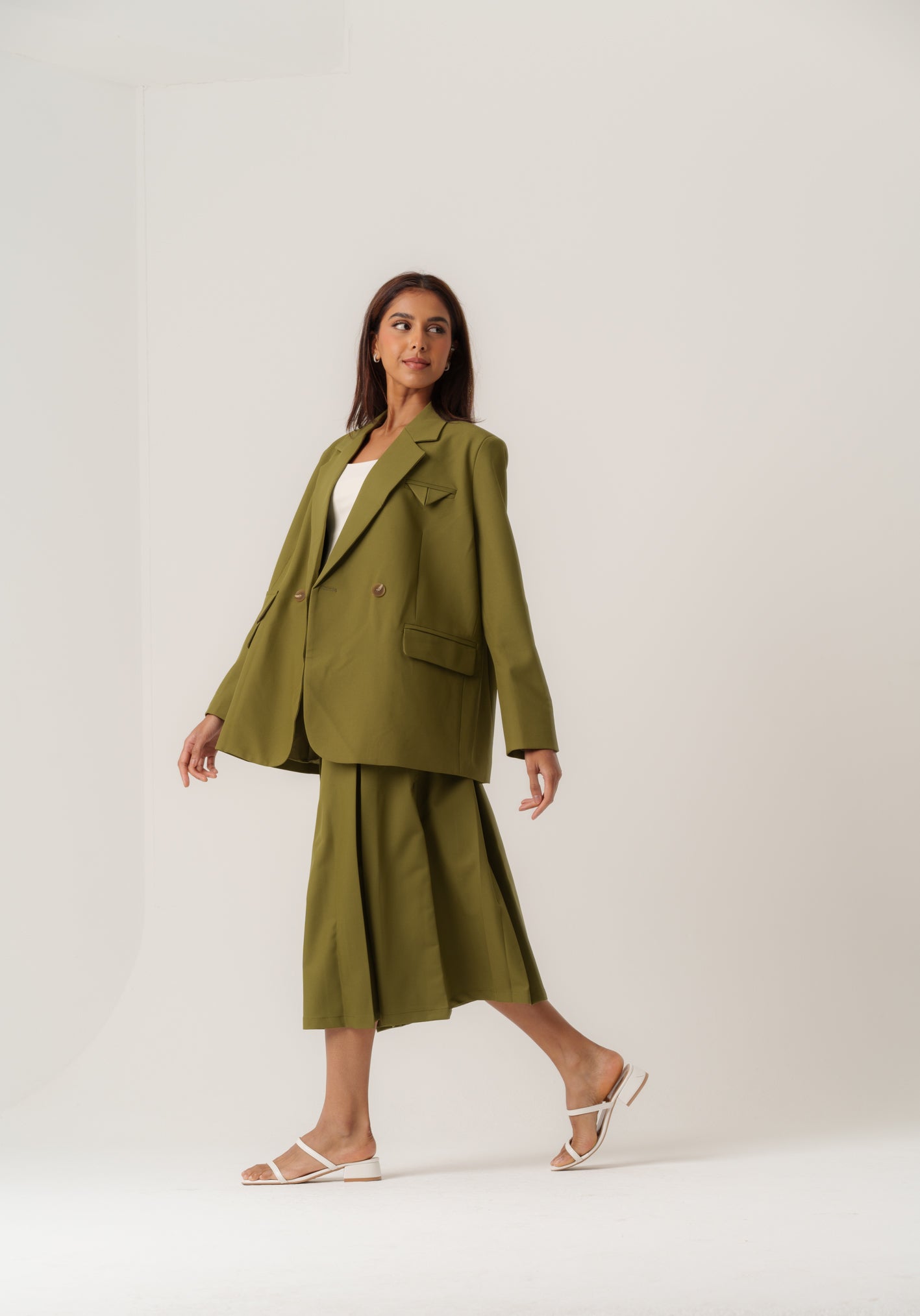 Green Blazer Set