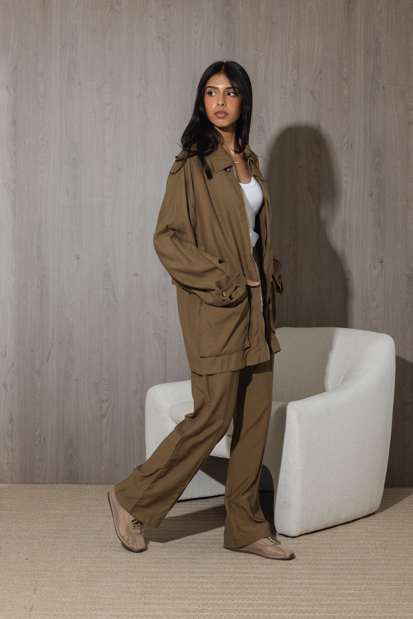 Casual Set in Caramel