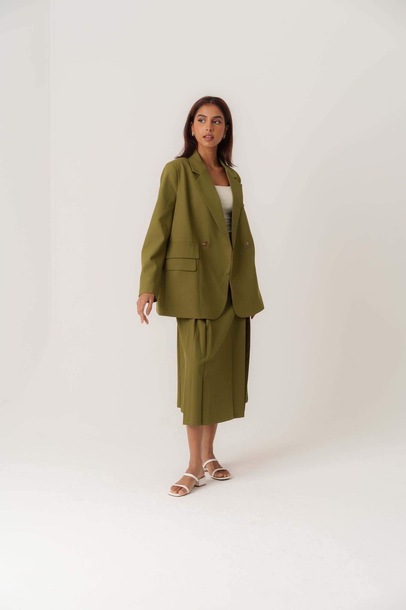 Green Blazer Set