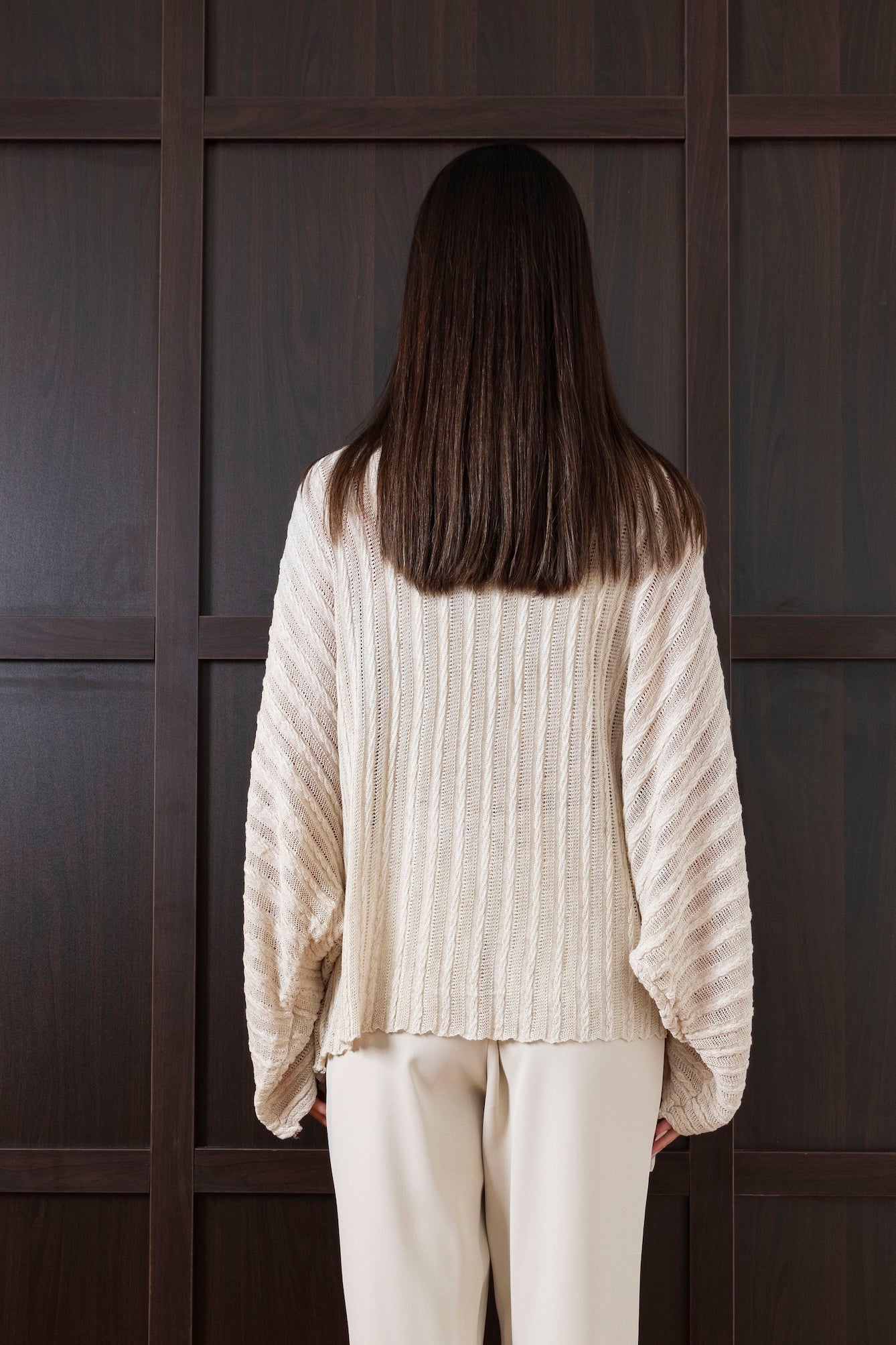 Creme Top Light Knit Set
