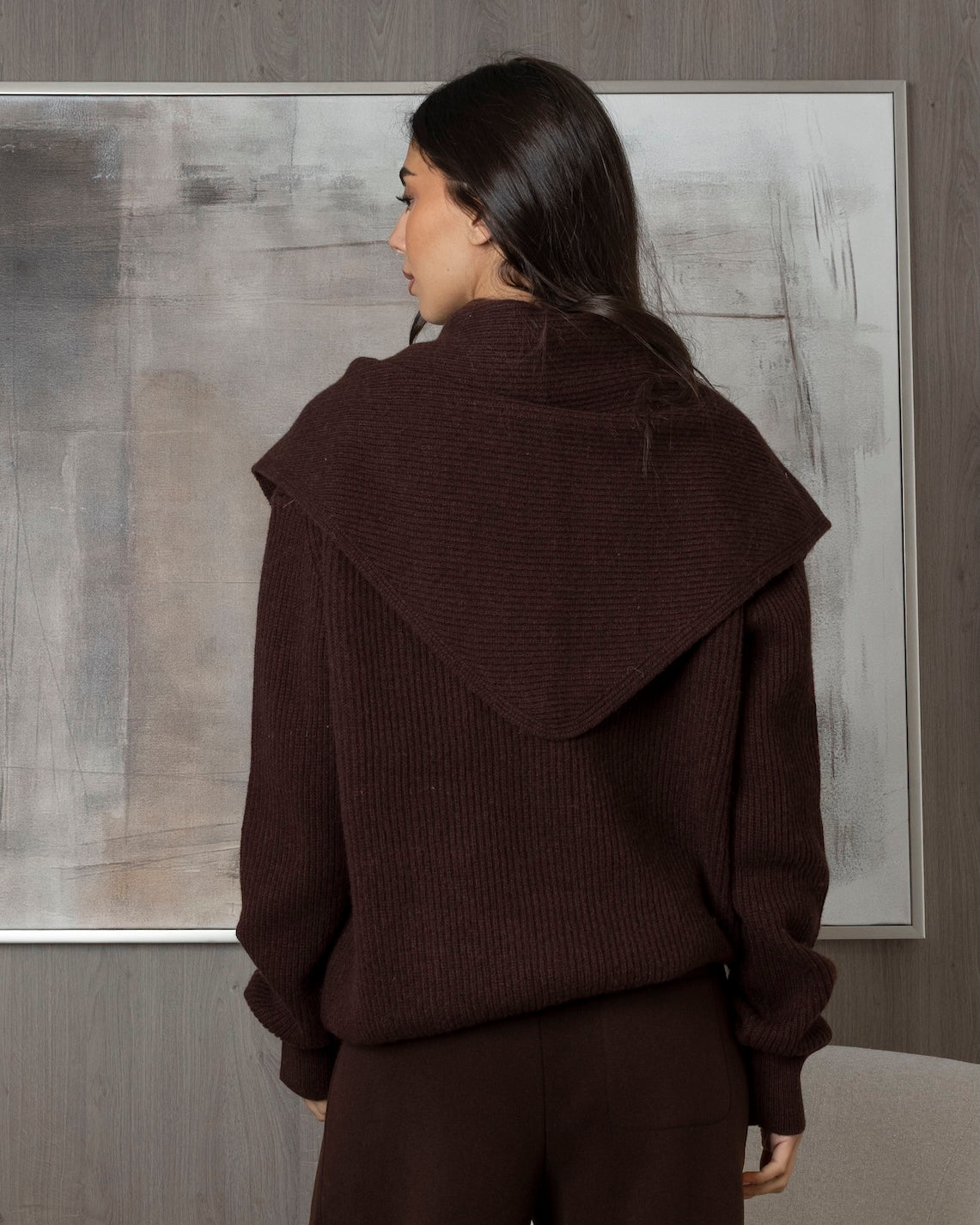 Knit with Jumper Style Wrap