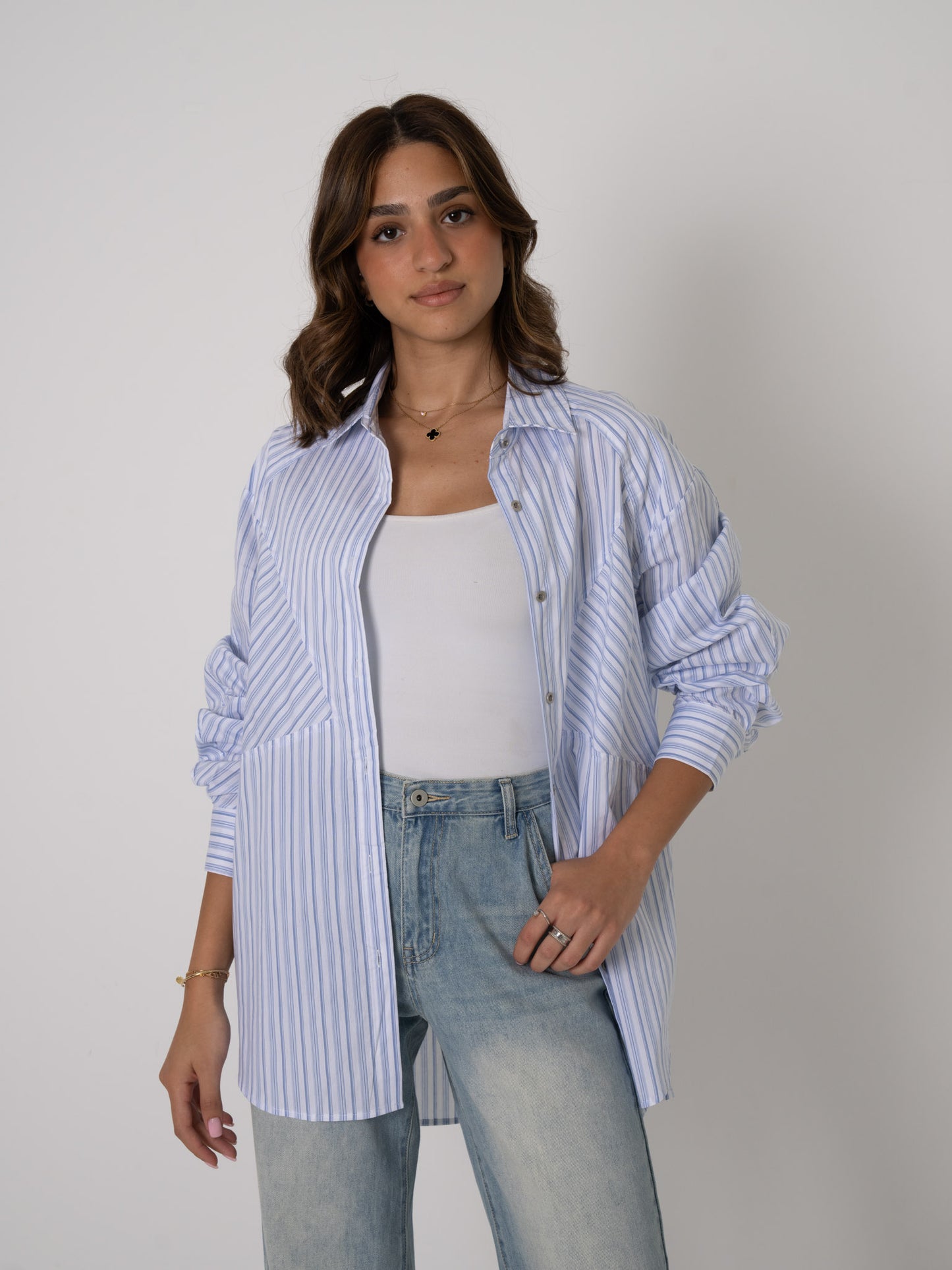 Striped Blue Shirt