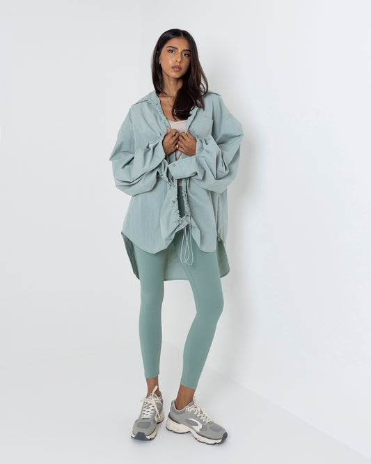 Teal Jacket with Garters