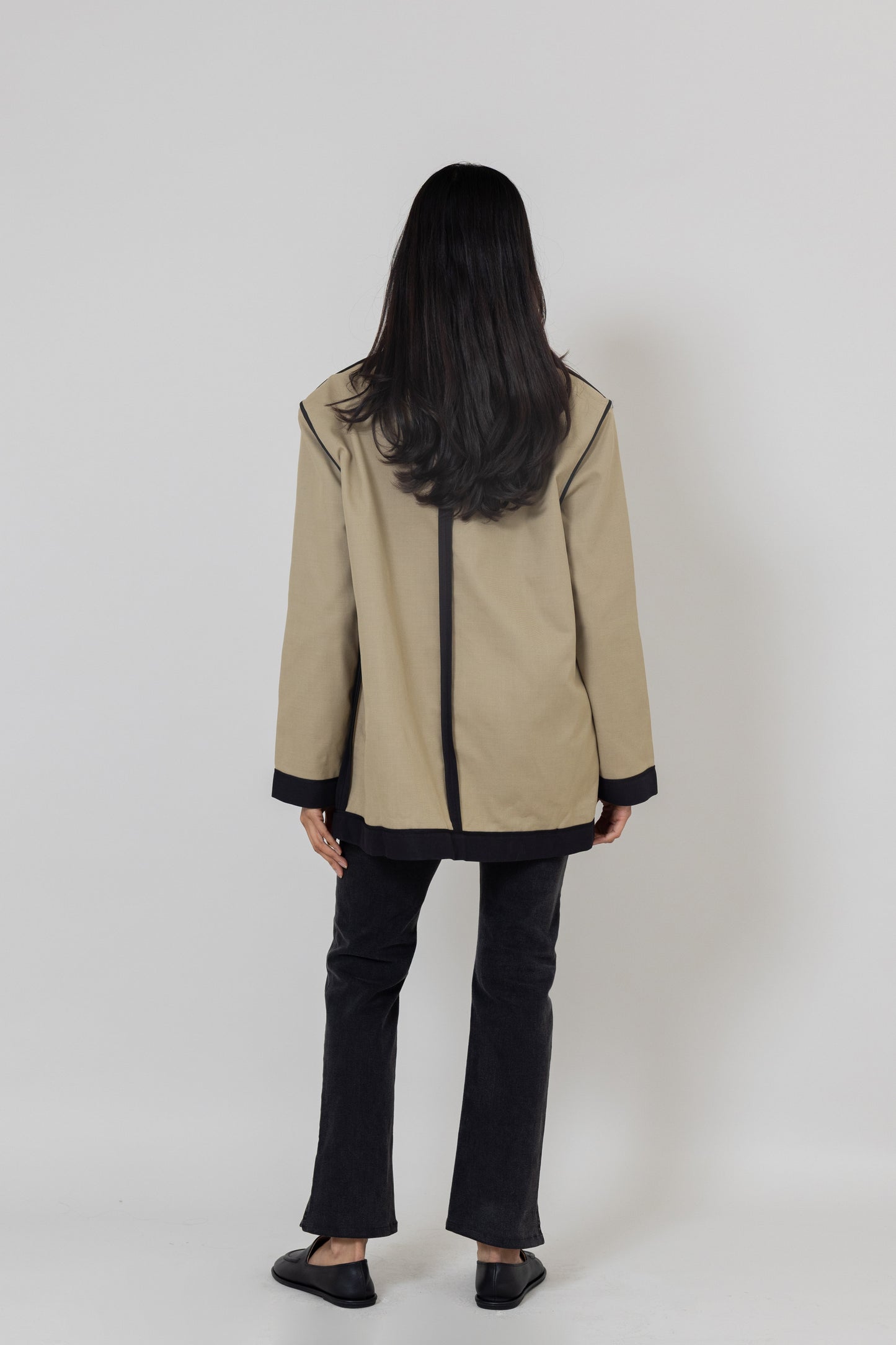 Two Tone Cargo Blazer