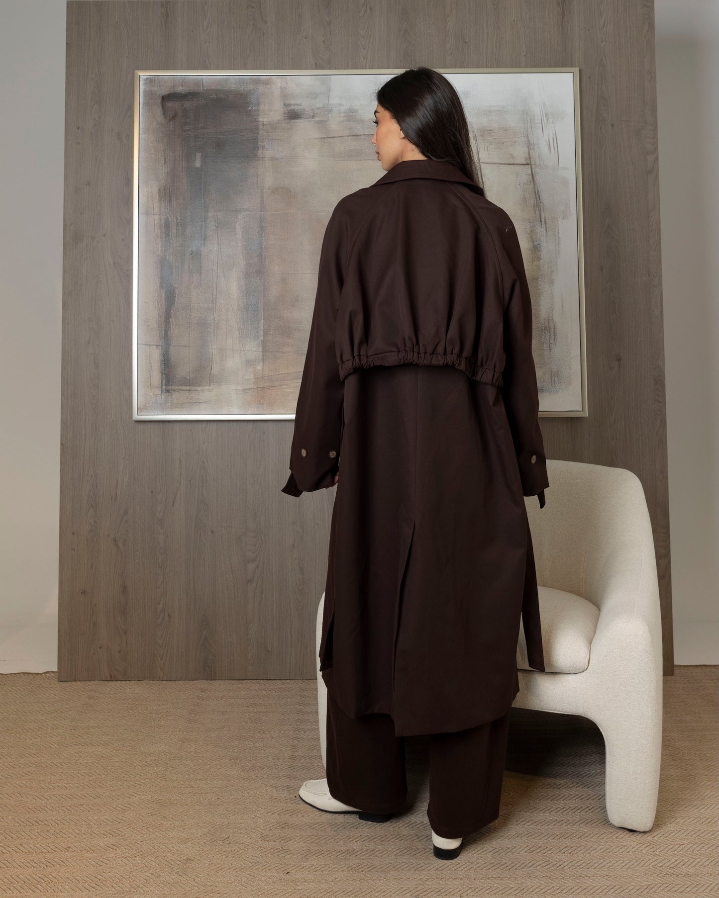 Long Buttoned Jacket