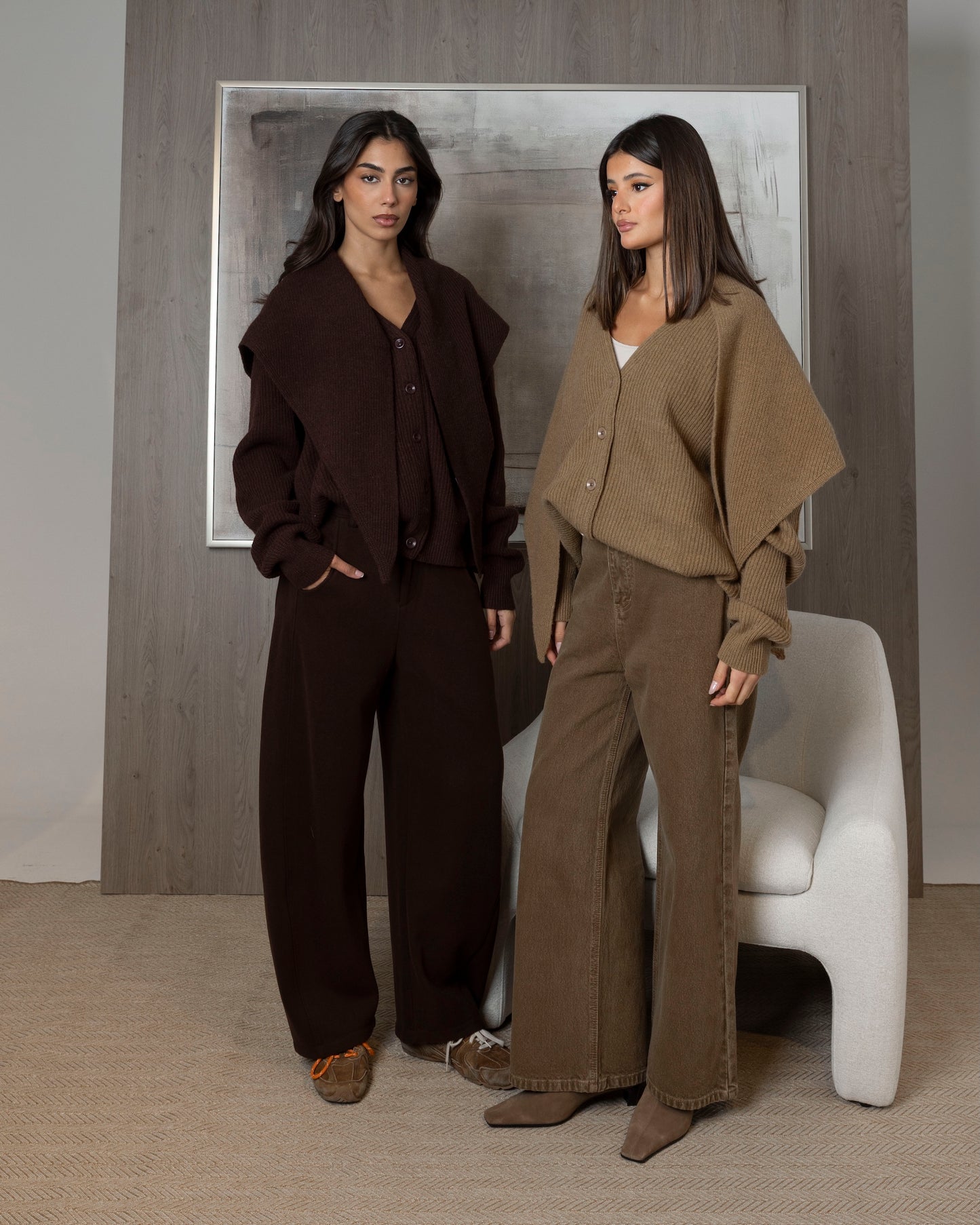 Knit with Jumper Style Wrap