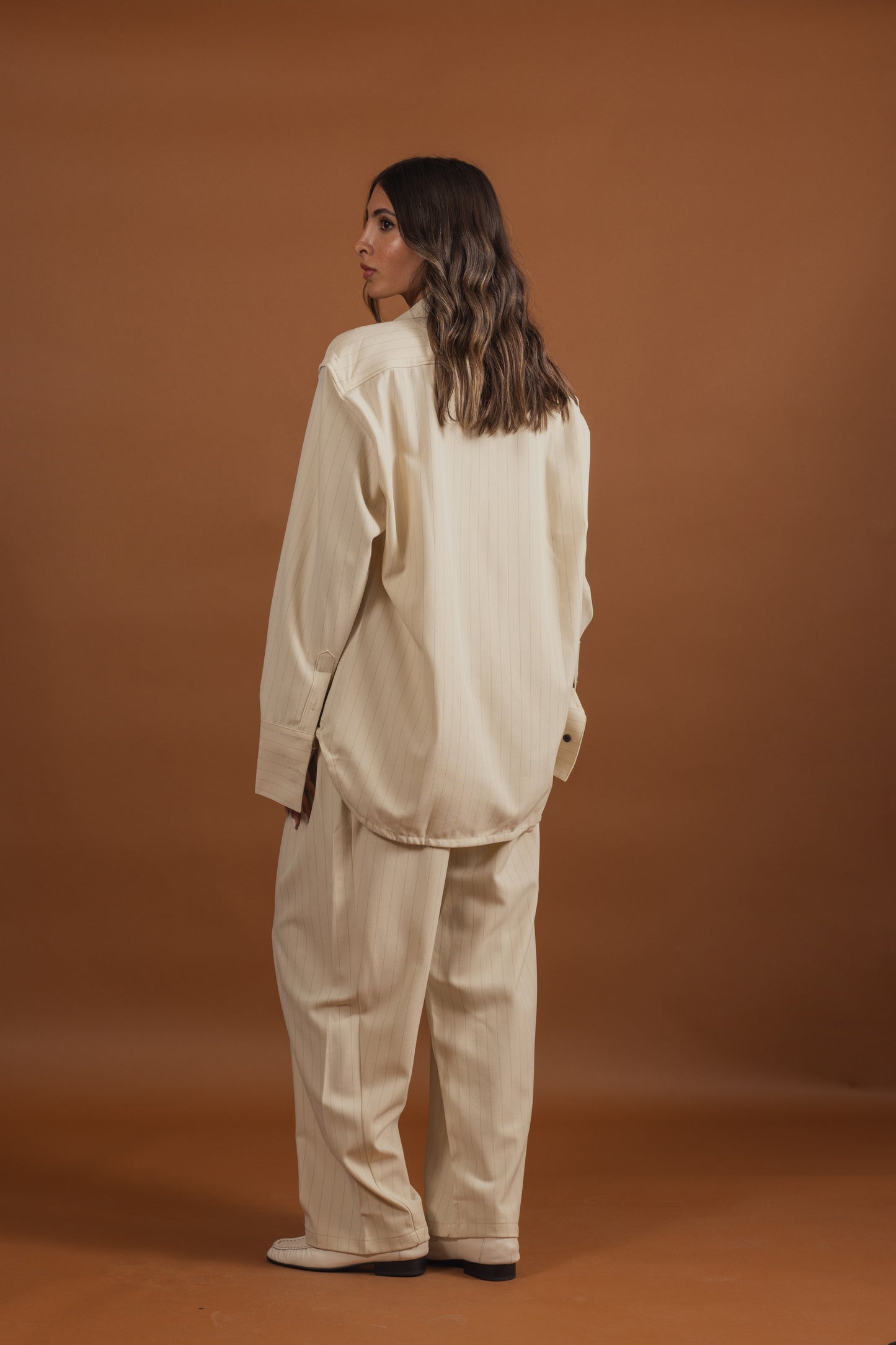 Striped Oversized Set