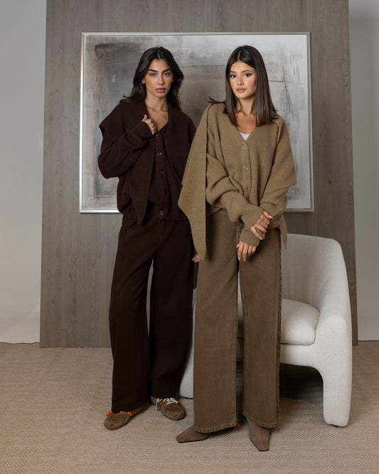 Knit with Jumper Style Wrap