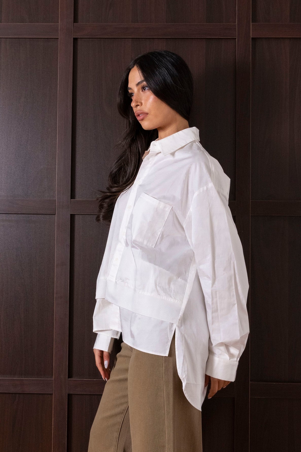 Layered White Shirt