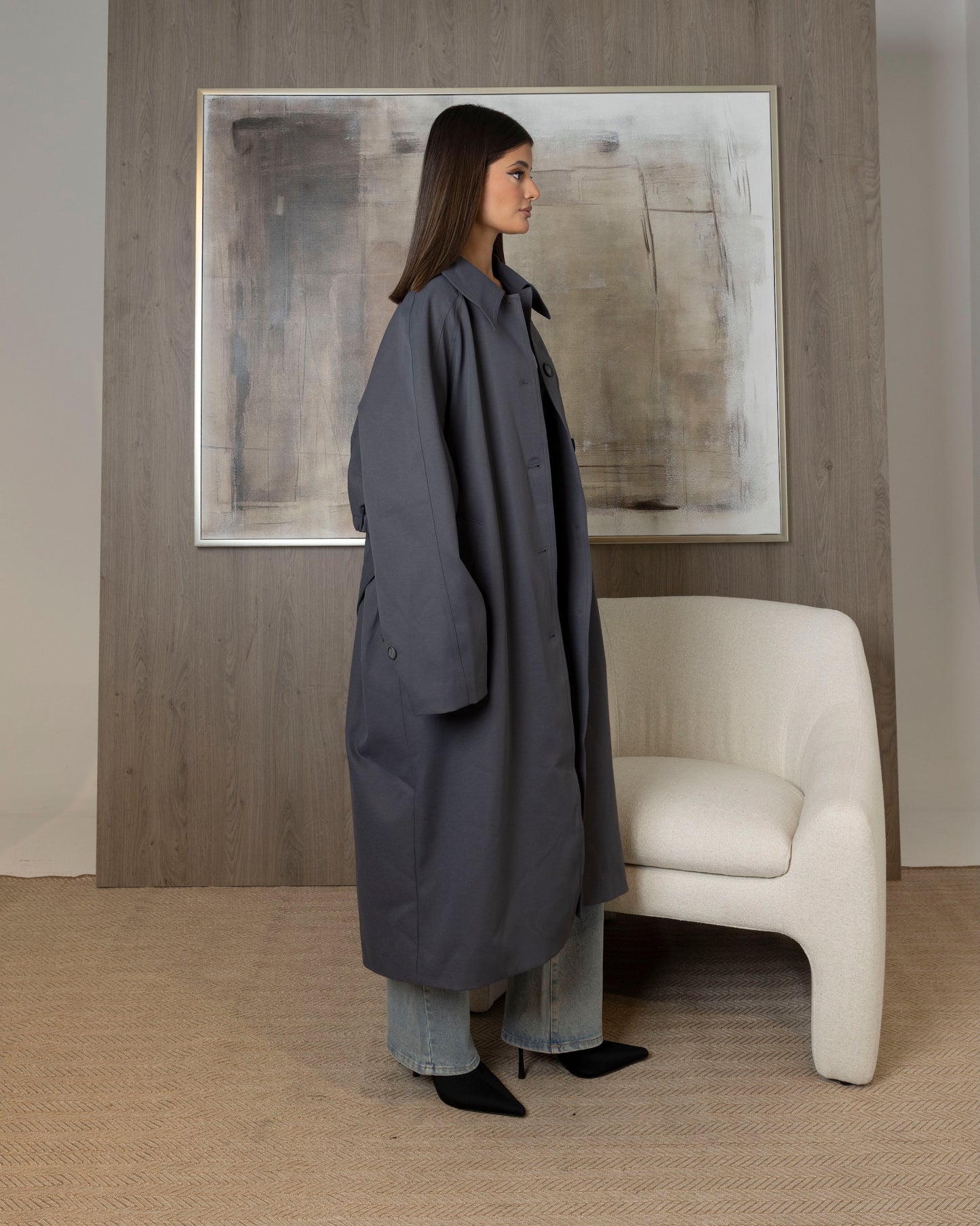 Long Buttoned Jacket