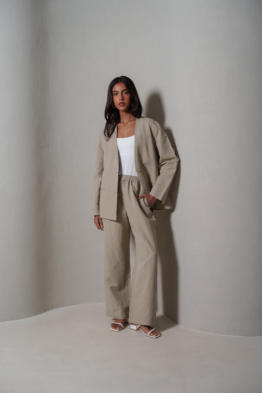 Tailored Beige Set