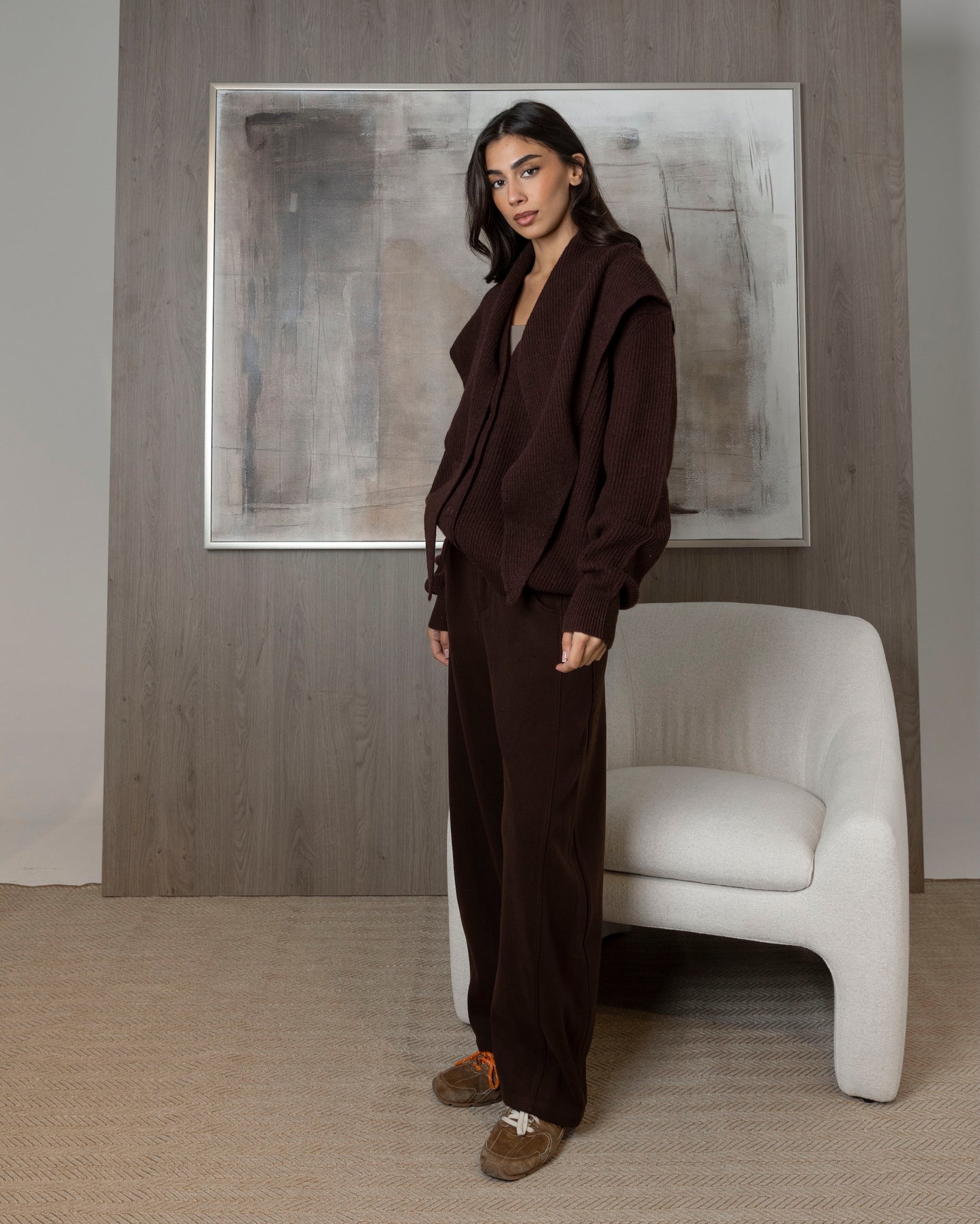 Knit with Jumper Style Wrap