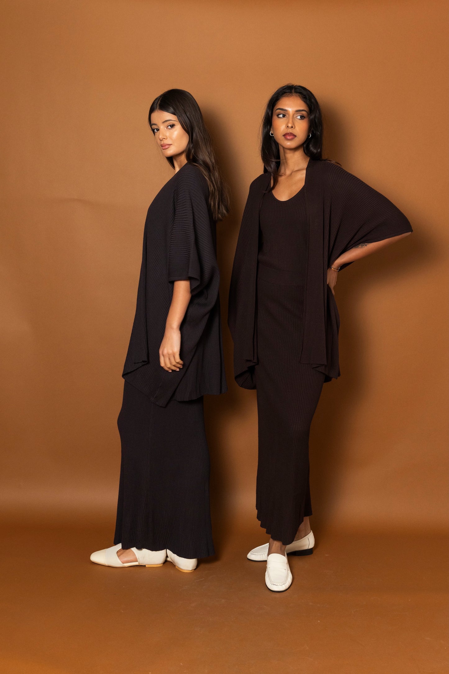 3 Piece Ribbed Skirt Set