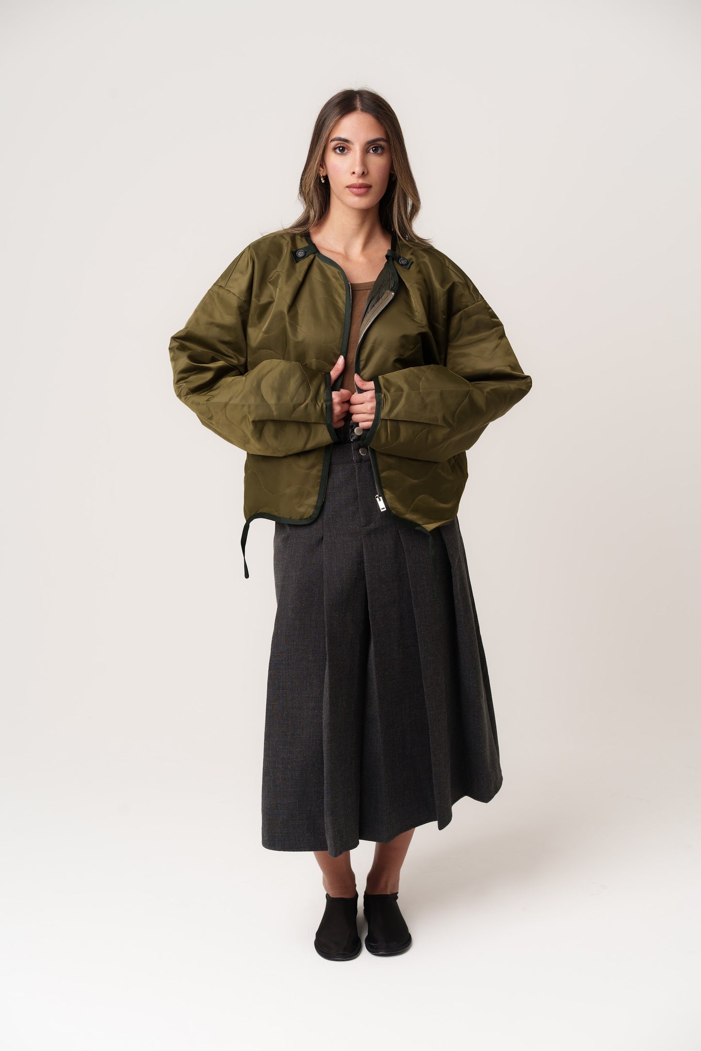 Olive Short Jacket