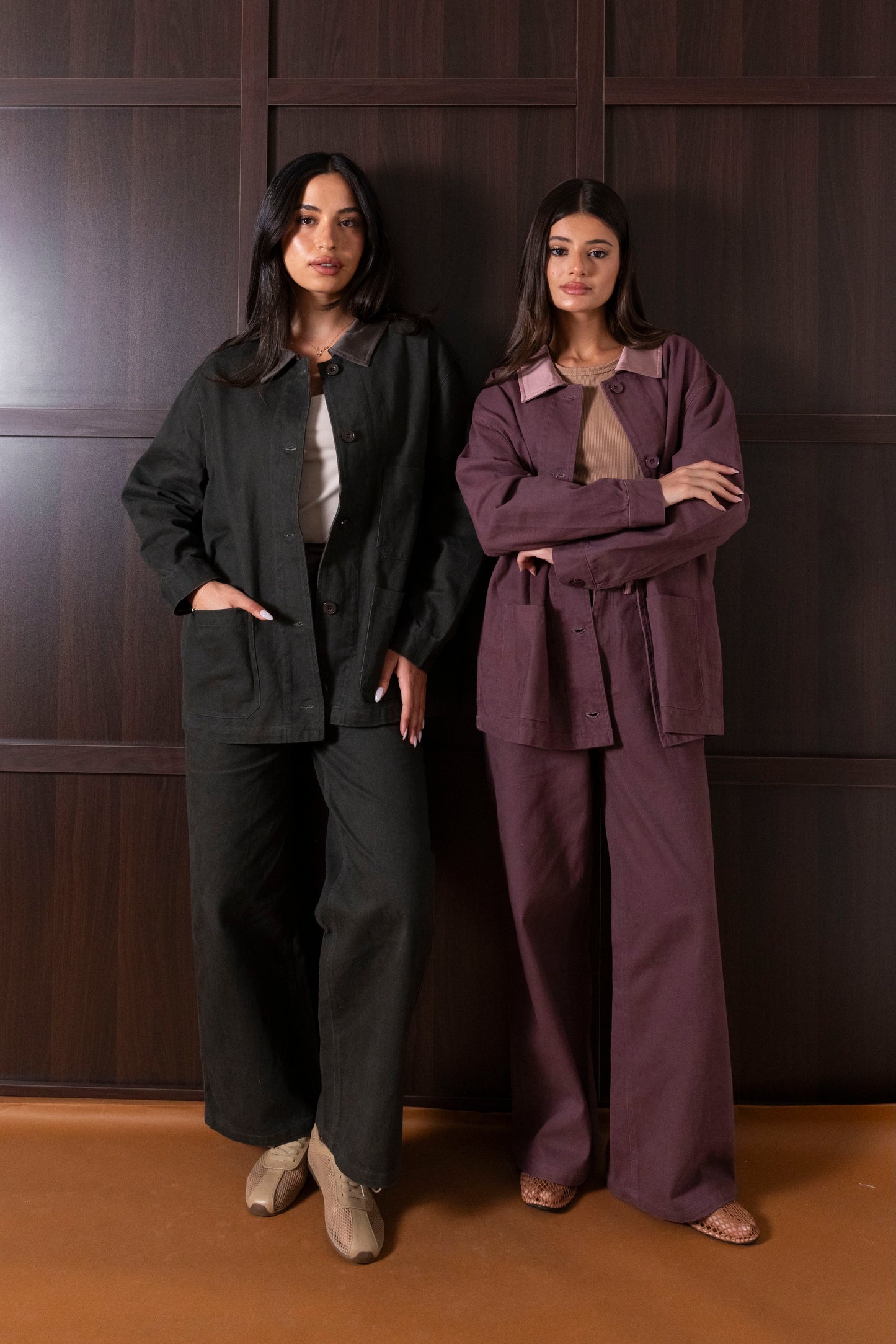 Set with Satin Detail