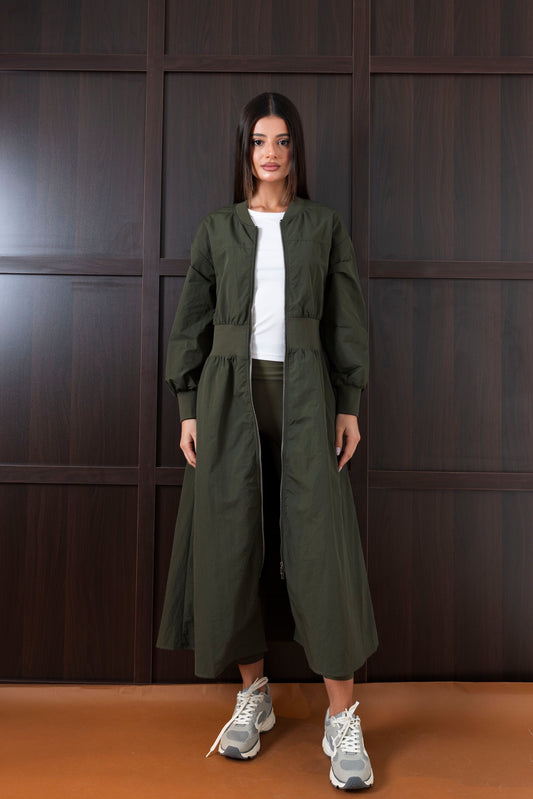 Long Jacket with Waistline