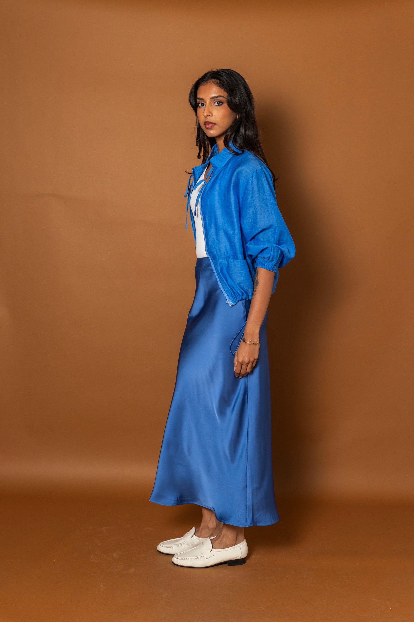 Blue Short Light Jacket