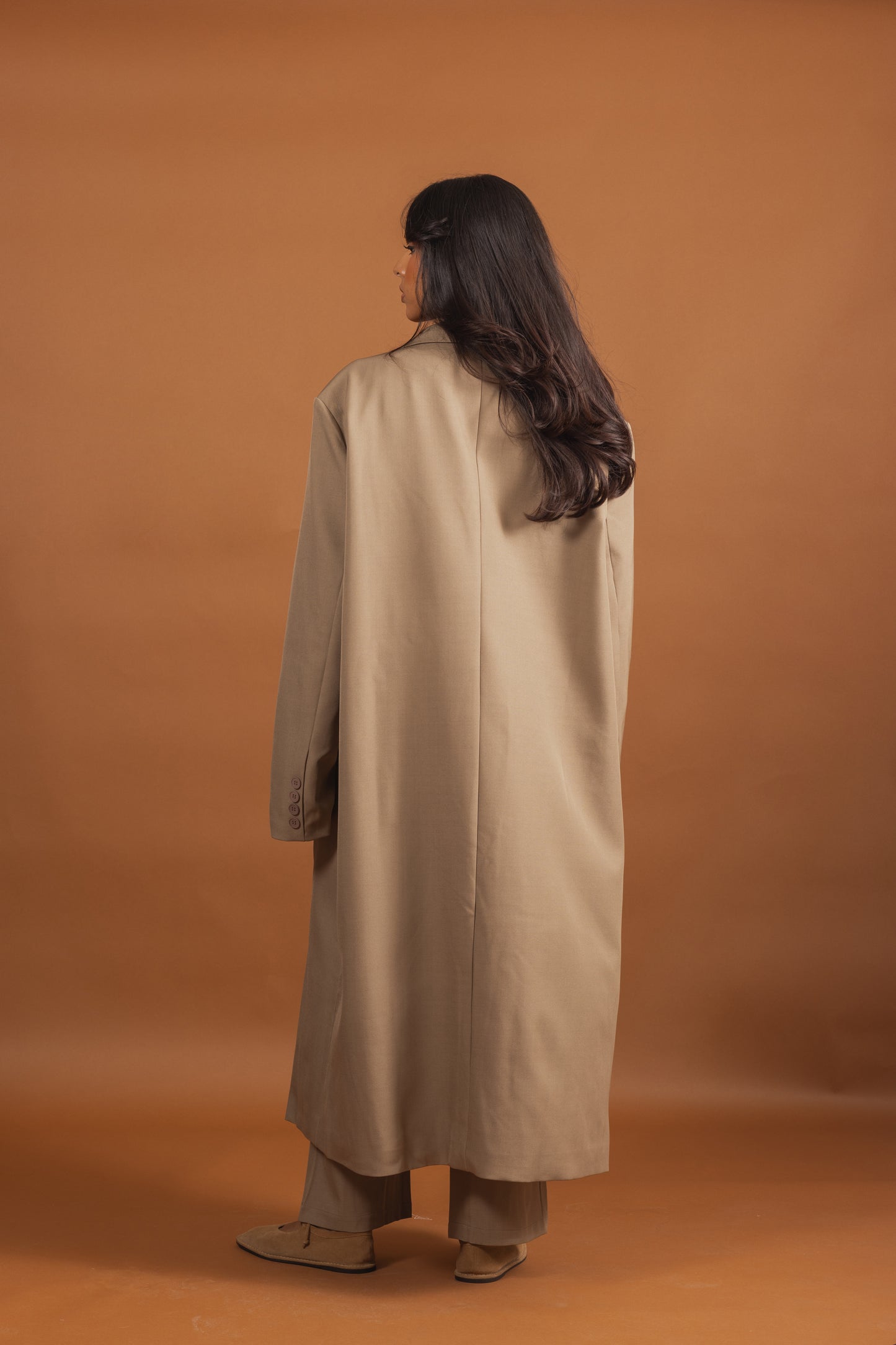 Long Blazer Bicolor Set