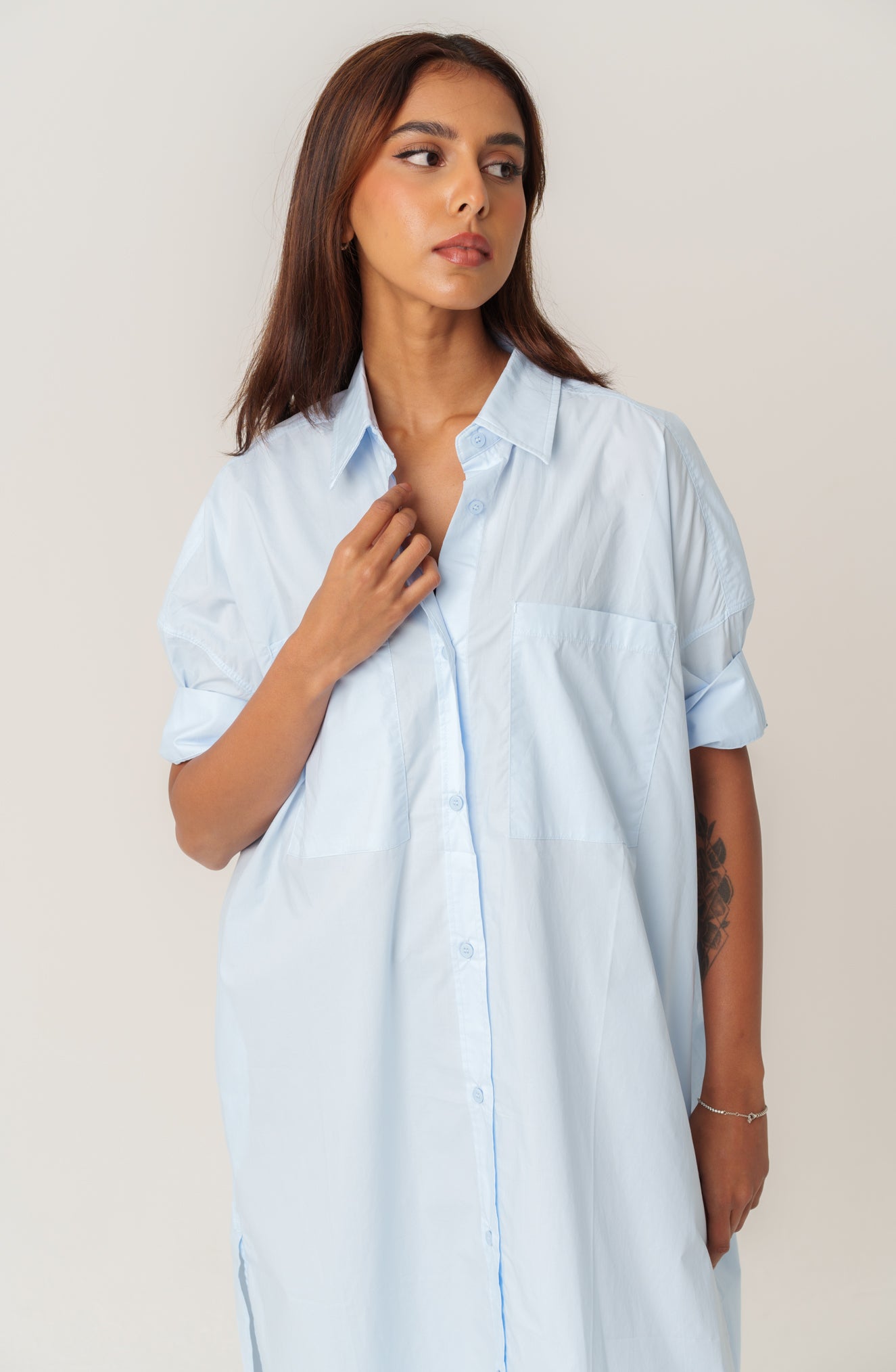 Light Blue Long Shirt