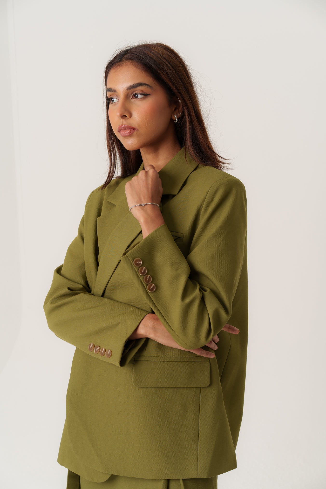 Green Blazer Set