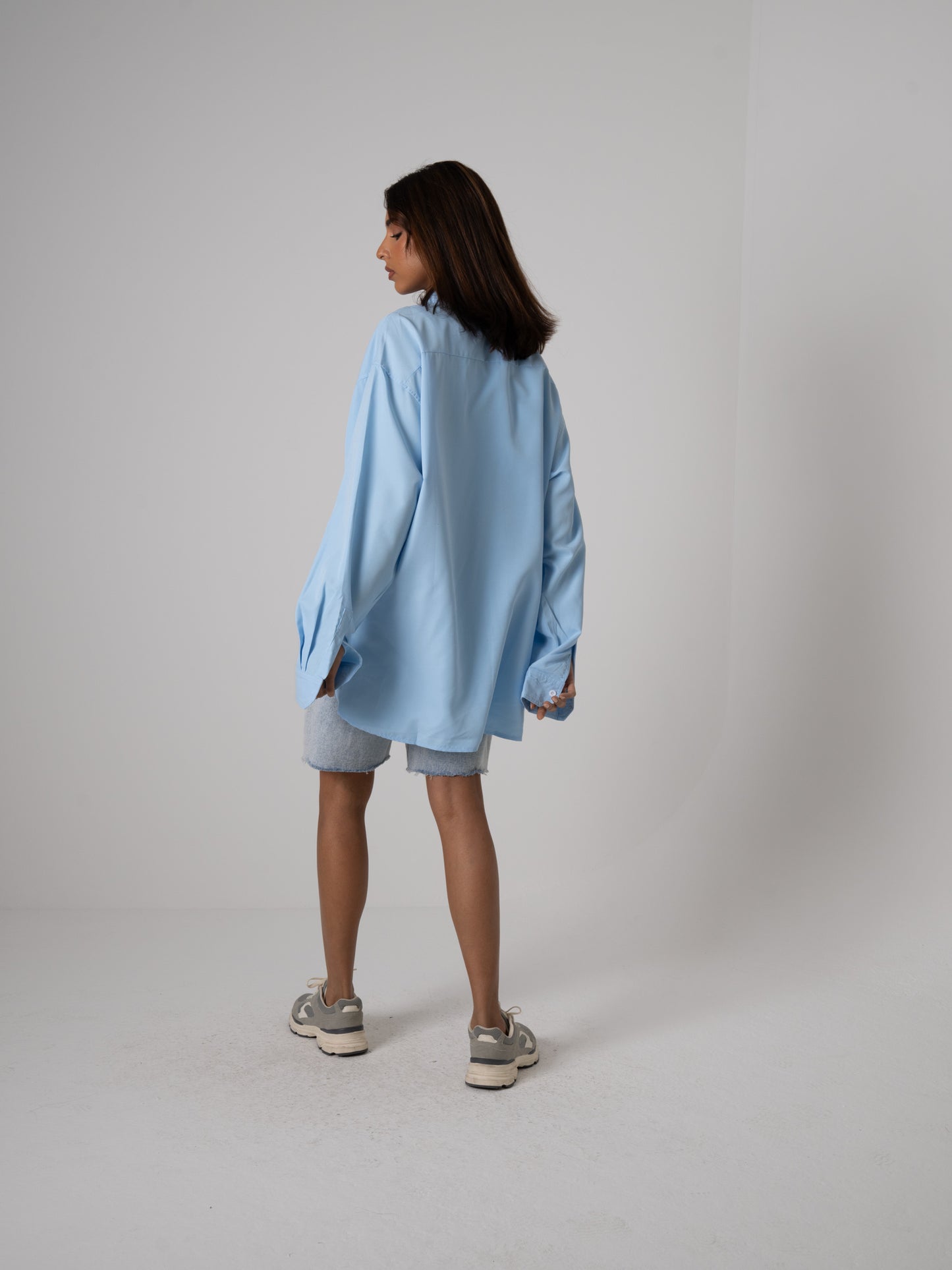 Layered Light Blue Shirt