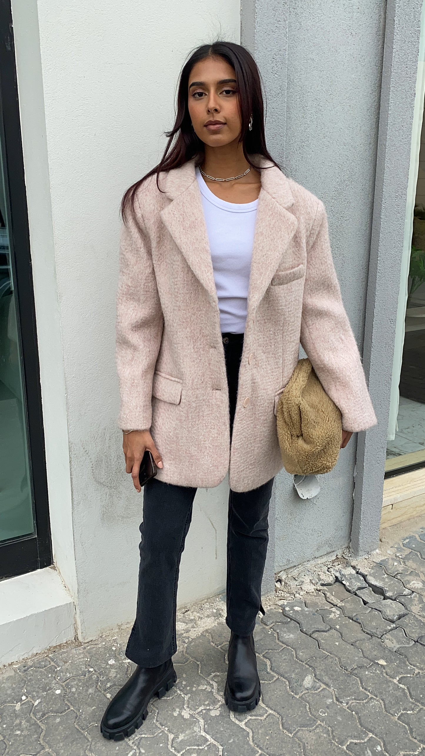 Shearling Blazer