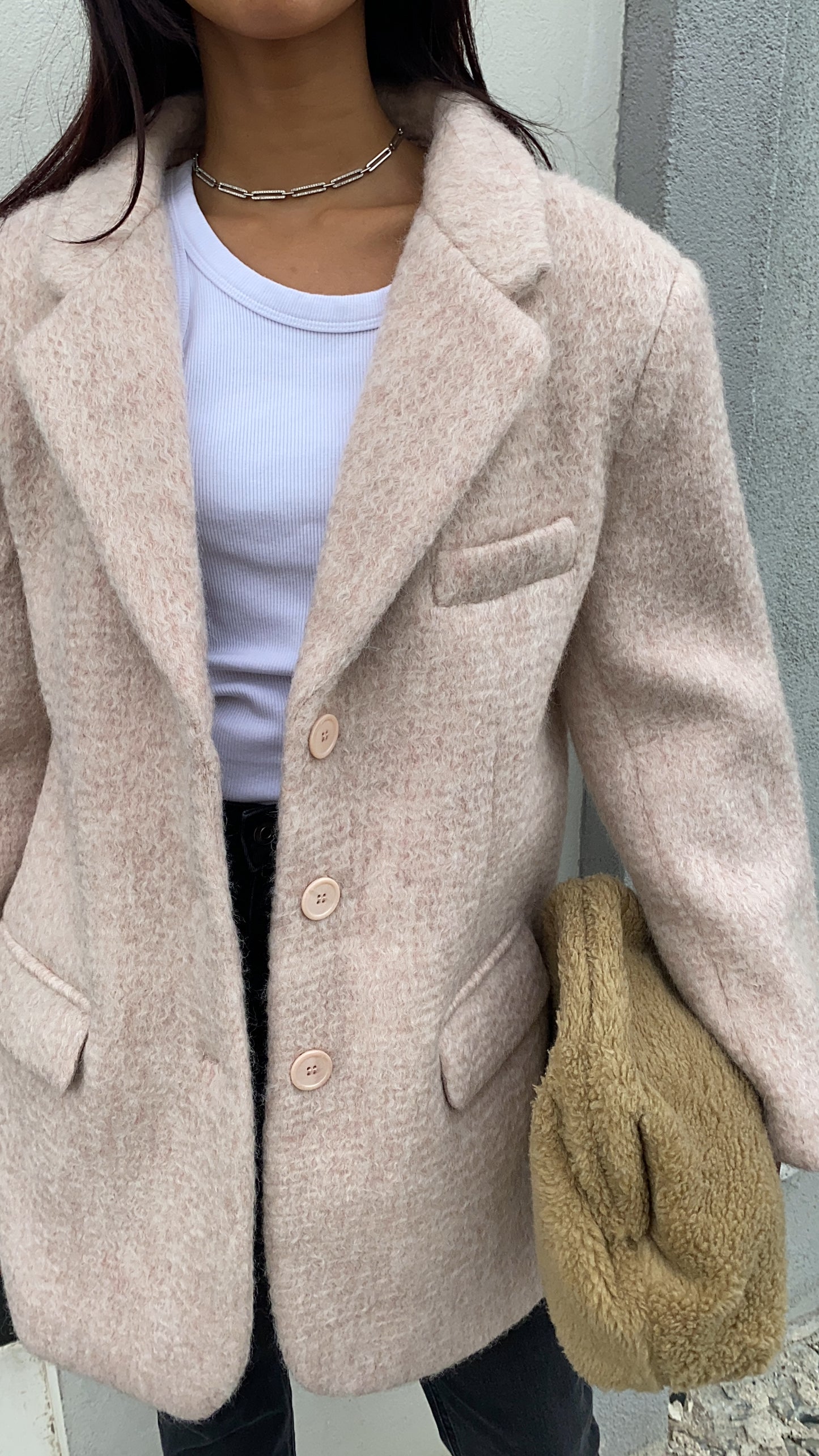 Shearling Blazer