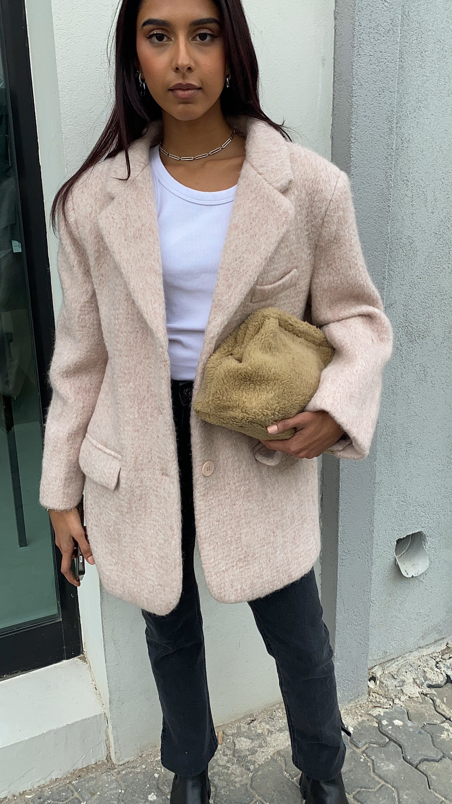 Shearling Blazer